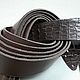 Заказать 6006/131-2 CROCO BRAUN, растит. дубление, т.3,5+мм. Александр (KANT36). Ярмарка Мастеров. . Кожа Фото №3