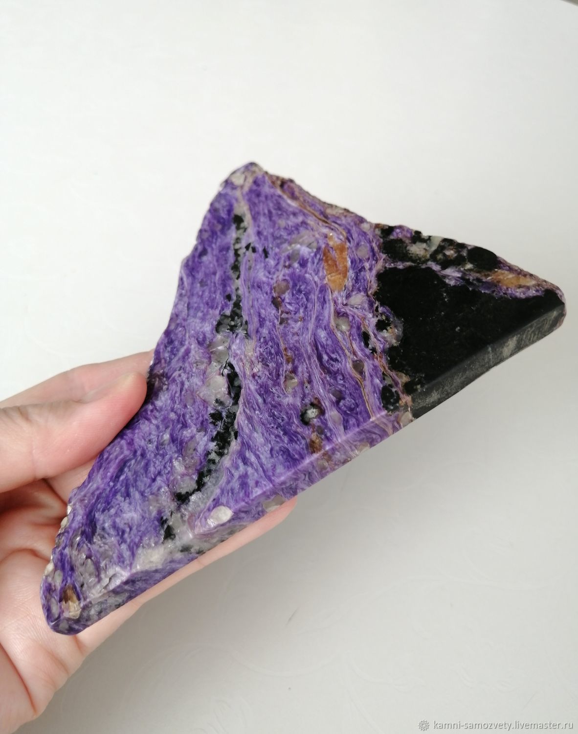 Чароит: коллекционный образец купить в интернет-магазине Ярмарка ...