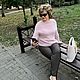 Заказать Джемпер из пряжи пух норки. Rukodelnitsa-41. Ярмарка Мастеров. . Джемперы Фото №3
