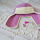 Sombrero Ushanka para niña gorro de punto cálido invierno rosa. Baby hat. babyshop. Интернет-магазин Ярмарка Мастеров.  Фото №2