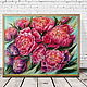 Painting Flowers Red peonies oil still Life with flowers Peonies. Pictures. larashop. Online shopping on My Livemaster.  Фото №2