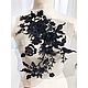 Black Lace Embroidery for Clothing Decoration. Applications. StrazoBysinka. Online shopping on My Livemaster.  Фото №2