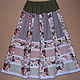 Patchwork skirt ' Roses', Skirts, St. Petersburg,  Фото №1