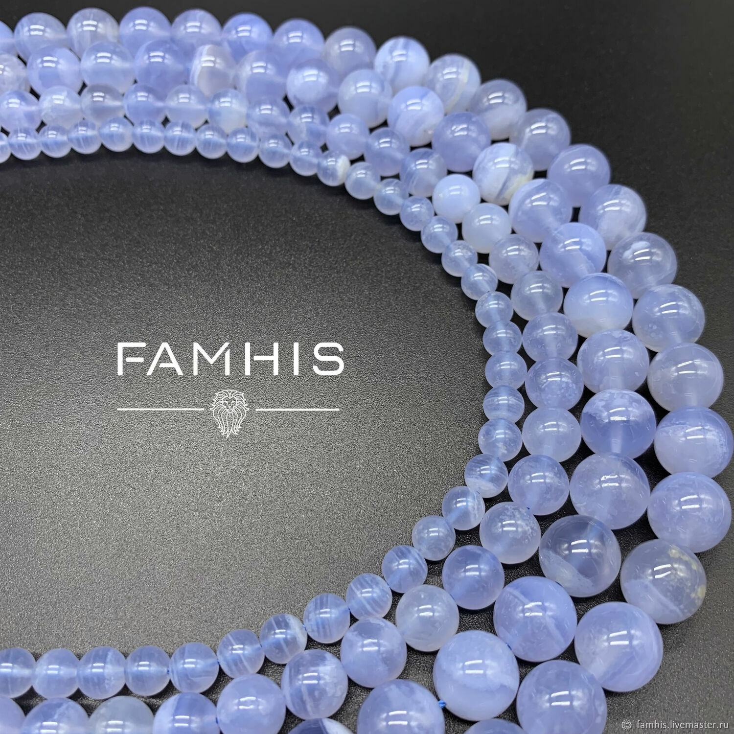 Сапфирин натуральный, бусина 6-10 мм купить в интернет-магазине Ярмарка ...