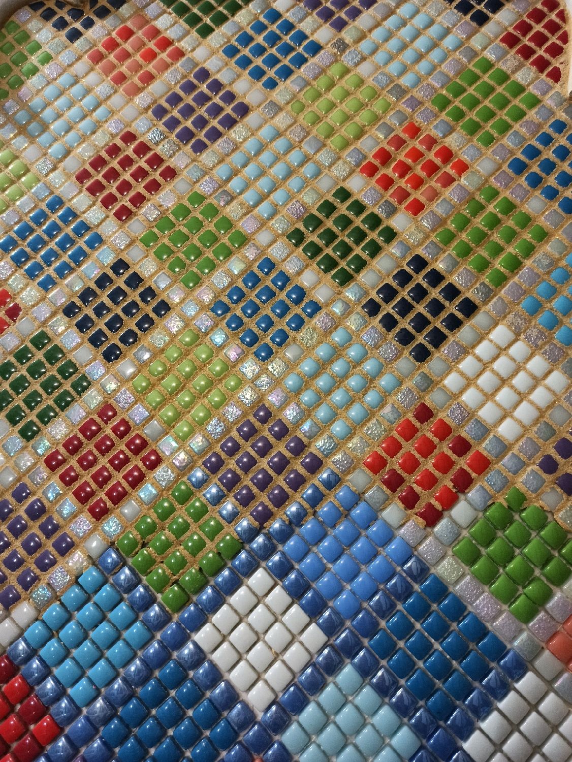 Мозаика из стекла разноцветная купить в интернет-магазине Ярмарка ...