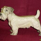 Винтаж handmade. Livemaster - original item DOG, TERRIER. Old GERMANY, whole!. Handmade.