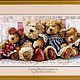 Happy family. Embroidered pattern. Bears-bears. Hand embroidery. Pictures. Svetlana Happy Embroidery. My Livemaster. Фото №5