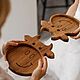 Детская деревянная тарелка "Бык", 18х22 см, Детская посуда, Великий Новгород,  Фото №1