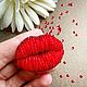 Сет Брошей губы и губная помада. Комплект брошей. reenejeff (Левченко Марина). Ярмарка Мастеров.  Фото №5