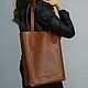 Women's leather bag shopper brown (leather bag). Classic Bag. migotobags. Online shopping on My Livemaster.  Фото №2