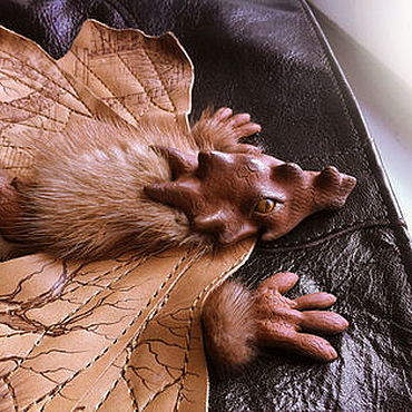 Сумки ручной работы. Ярмарка Мастеров - ручная работа Сумка с Дракобабочкой. Handmade.