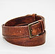Handmade genuine leather belt, Straps, Penza,  Фото №1