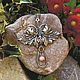 Silver pendant 'Ophelia' natural Rose Quartz, Pendant, Yalta,  Фото №1
