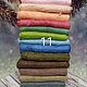 Вата окрашенная льняная, набор 15 отрезов. Заготовки для кукол и игрушек. Ирина. Ярмарка Мастеров.  Фото №8