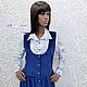 Сарафан " Особа" из микровельвета на кнопках. Сарафаны. Little___dress. Интернет-магазин Ярмарка Мастеров.  Фото №2