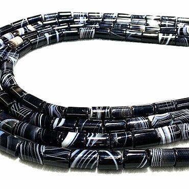 Украшения ручной работы. Ярмарка Мастеров - ручная работа АГАТ СТОЛБИКИ 12 мм. Handmade.