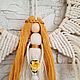Macrame doll. Angel in the ring. Panel macramé. Textile Shop Natalya. Online shopping on My Livemaster.  Фото №2