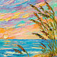 Морской пейзаж. Закат на море. Картина маслом, Картины, Калуга,  Фото №1