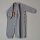 Knitted romper with teddy bear. Overall for children. 4 children-baby. My Livemaster. Фото №4