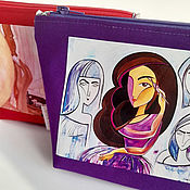 Сумки и аксессуары handmade. Livemaster - original item Beauticians: Modern Madonna, handmade cosmetic bag with an author`s. Handmade.
