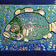 Picture. Green fish. Pictures. Lidiamama. Online shopping on My Livemaster.  Фото №2
