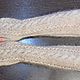 Downy beige knitted mittens 'Avtoledi' goat down, Mitts, Urjupinsk,  Фото №1