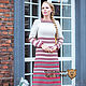 Warm Slavic dress 'Swan' red. Dresses. Slavyanskie uzory. Online shopping on My Livemaster.  Фото №2