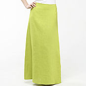 Одежда handmade. Livemaster - original item A-line linen skirt made of 100% linen. Handmade.