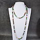 Long necklace with natural stones: carnelian, amethyst, jade. Beads2. naturalkavni. My Livemaster. Фото №5