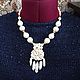 necklace 'powdered sugar' (pearl of baroque). Necklace. Pani Kratova (panikratova). My Livemaster. Фото №6