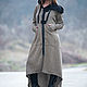 Асимметричный, длинный кардиган с капюшоном - CT0026WL. Кардиганы. EUG FASHION. Ярмарка Мастеров.  Фото №6