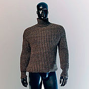 Мужская одежда handmade. Livemaster - original item Sweater 100% wool. Handmade.