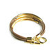 Brown leather bracelet 'Summer Gold' leather bracelet. Cord bracelet. Irina Moro. Online shopping on My Livemaster.  Фото №2
