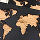 Карта мира с подсветкой L. Карты мира. Egevica Store. Ярмарка Мастеров.  Фото №4