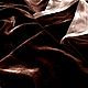 Ткань шелковый бархат шоколадный темно коричневый ,Италия. Ткани. ТКАНИ OUTLET. Ярмарка Мастеров.  Фото №4