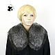 Fur detachable collar boa Fox fur. Art. TK-423. Collars. Mishan (mishan). My Livemaster. Фото №5