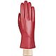 Size 7.5. Winter gloves made of genuine red leather with decor, Vintage gloves, Nelidovo,  Фото №1
