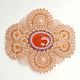 Order Brooch with carnelian Openwork bow Peach down color. Masterskaya Albiny Lapinoj. Livemaster. . Brooches Фото №3