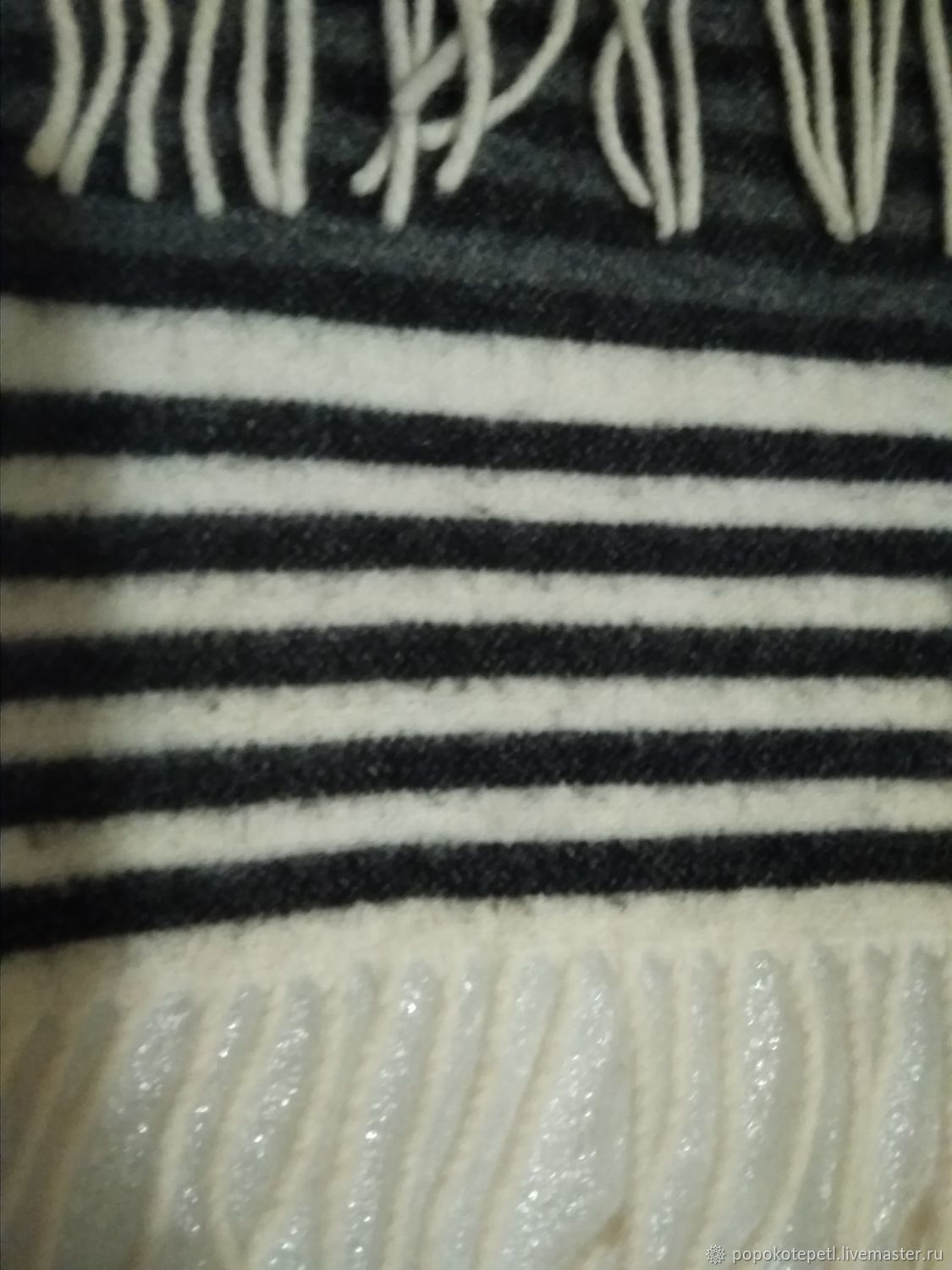 Striped scarf, 100% wool, vintage England, Vintage accessories, Novorossiysk,  Фото №1