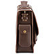 Leather bag 'Leonardo' (dark brown). Messenger Bag. Russian leather Guild. Online shopping on My Livemaster.  Фото №2