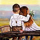 Картина с детьми "Двое". Картина о любви и дружбе. Картины. Чудо-картины Марины Большаковой. Ярмарка Мастеров.  Фото №5