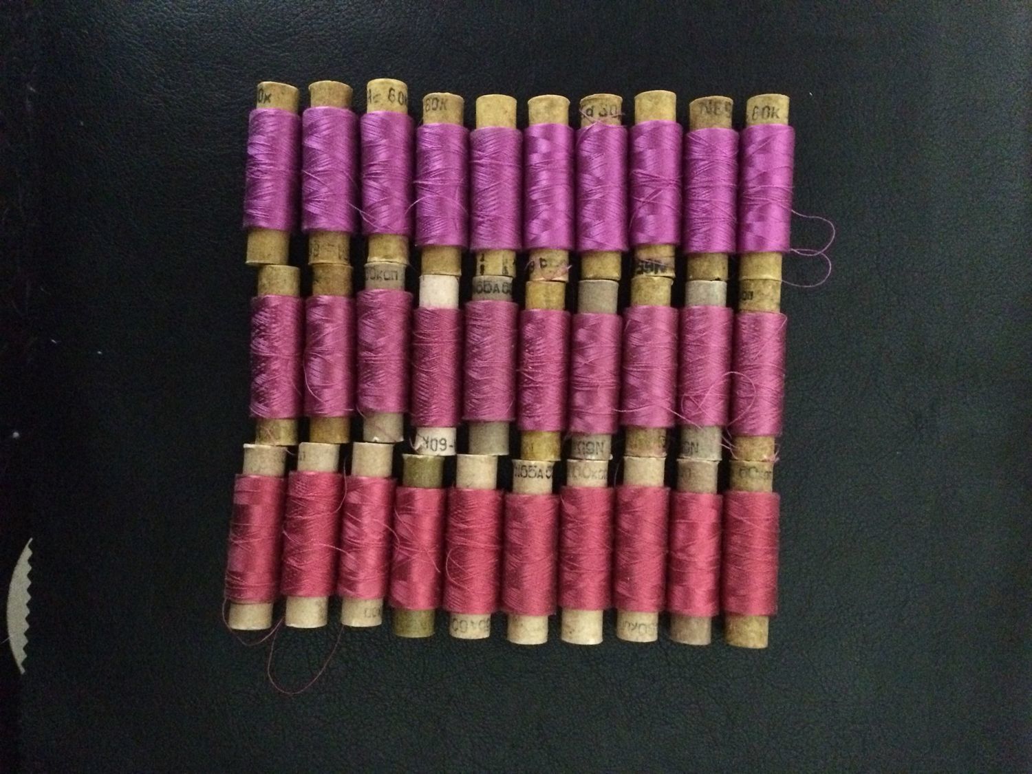 Нитки шелковые №65 бордово-розовая гамма 200метров купить в интернет ...