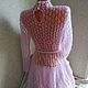 Order Openwork mohair dress 'Mysterious' handmade. hand knitting from Galina Akhmedova. Livemaster. . Dresses Фото №3