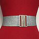 silver elastic belt with decoration and without, and a variety of buckles, Belt, Moscow,  Фото №1