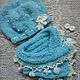 Order hat and scarf-boa 'Plush joy' handmade. hand knitting from Galina Akhmedova. Livemaster. . Caps Фото №3