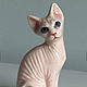 Order Kitten Sphinx figurine. Porcelain story. Livemaster. . Figurines Фото №3