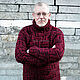 Men's sweater 'King of the North'. Mens sweaters. IRINA GRUDKINA Handmade Knitwear. My Livemaster. Фото №5