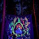 АРХИТЕКТОР Триповое флюрное полотно UV Декор для фестиваля. Ритуальная атрибутика. ANAHART. Ярмарка Мастеров.  Фото №7