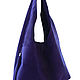 Order 'Magic violet' suede satchel bag. Inessa Tche. Livemaster. . Sacks Фото №3