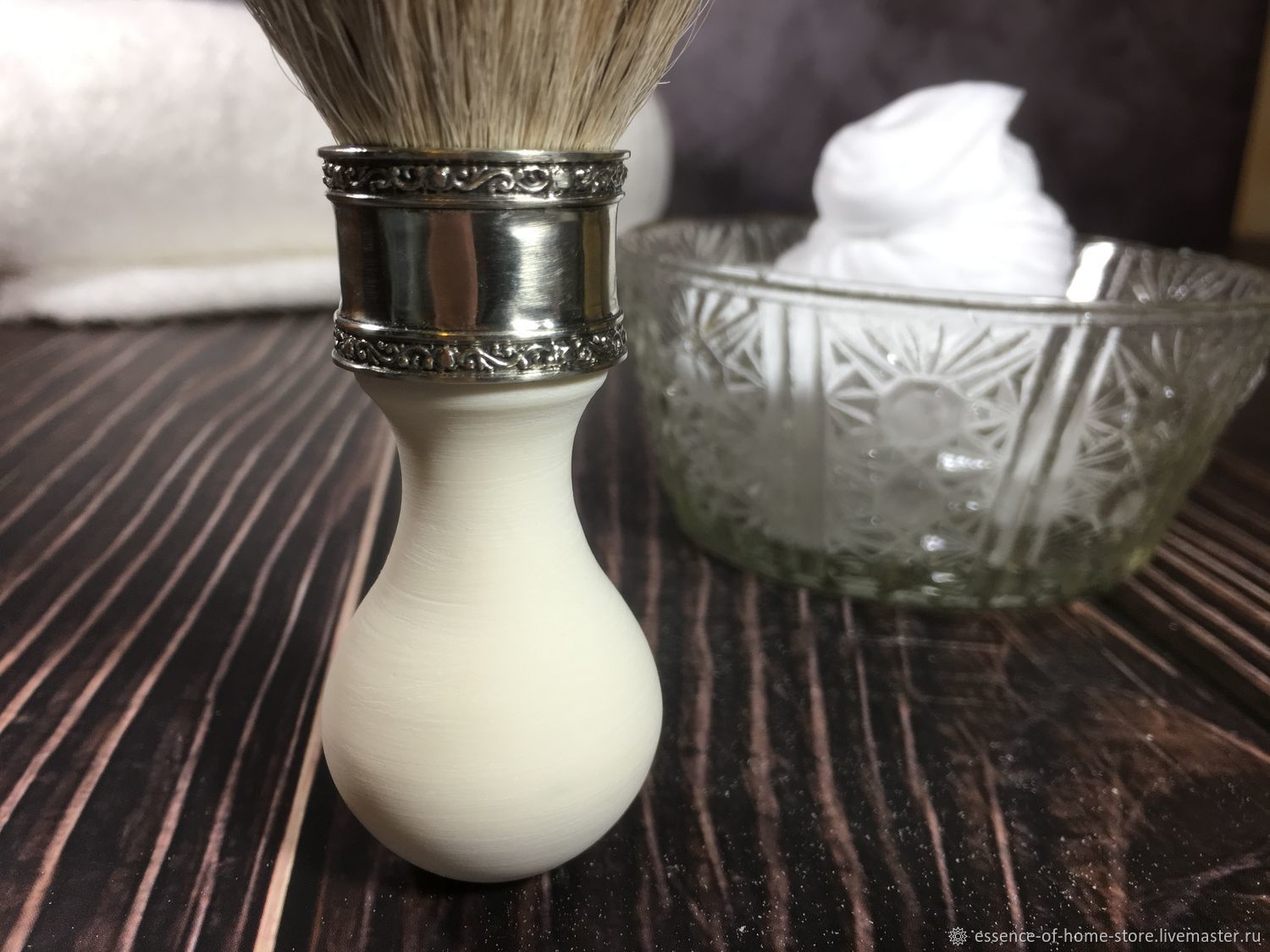 Помазок для бритья в винтажном стиле, барсук silvertip badger – купить ...